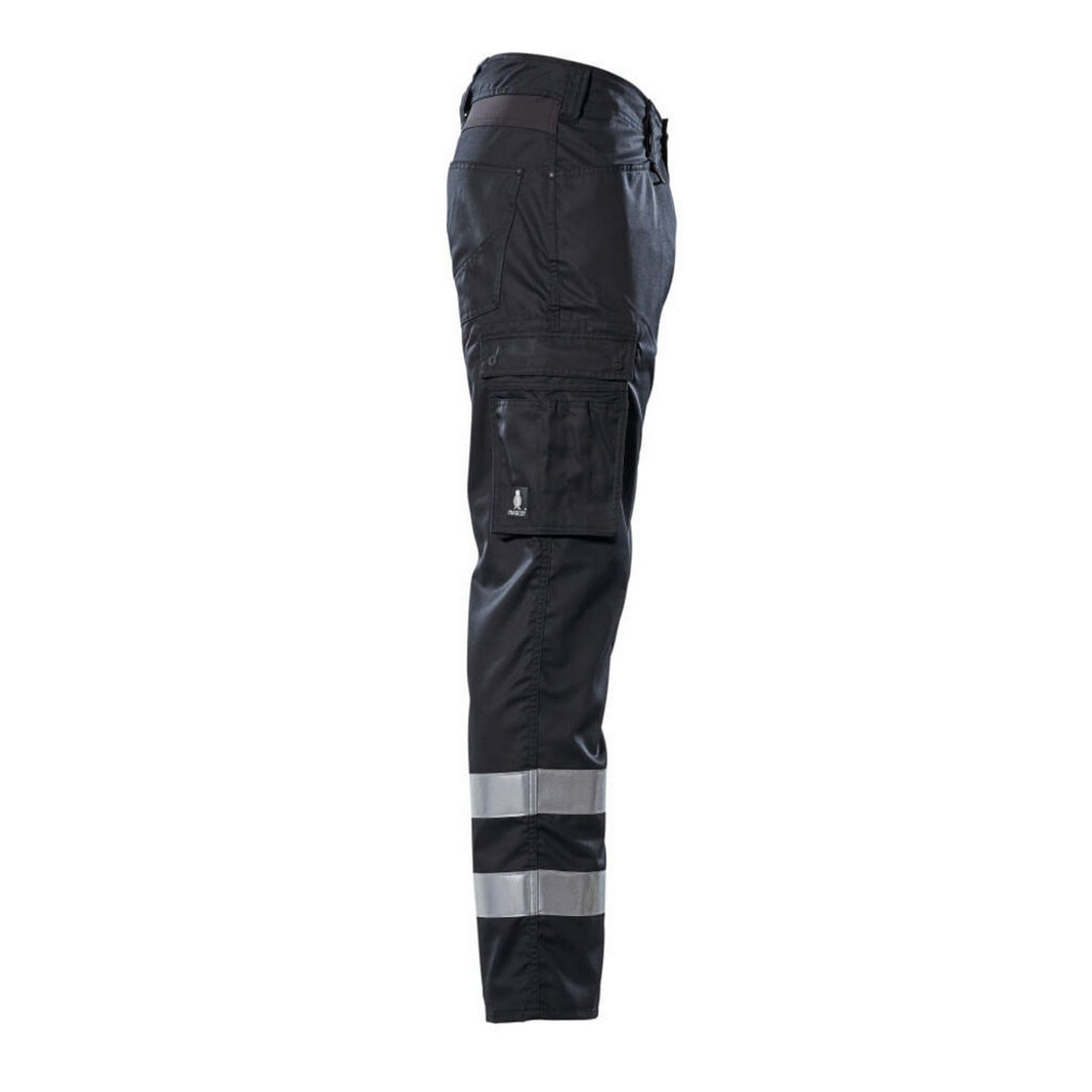 Black - Side - Mascot Mens Marseille Frontline Cargo Pocket Work Trousers