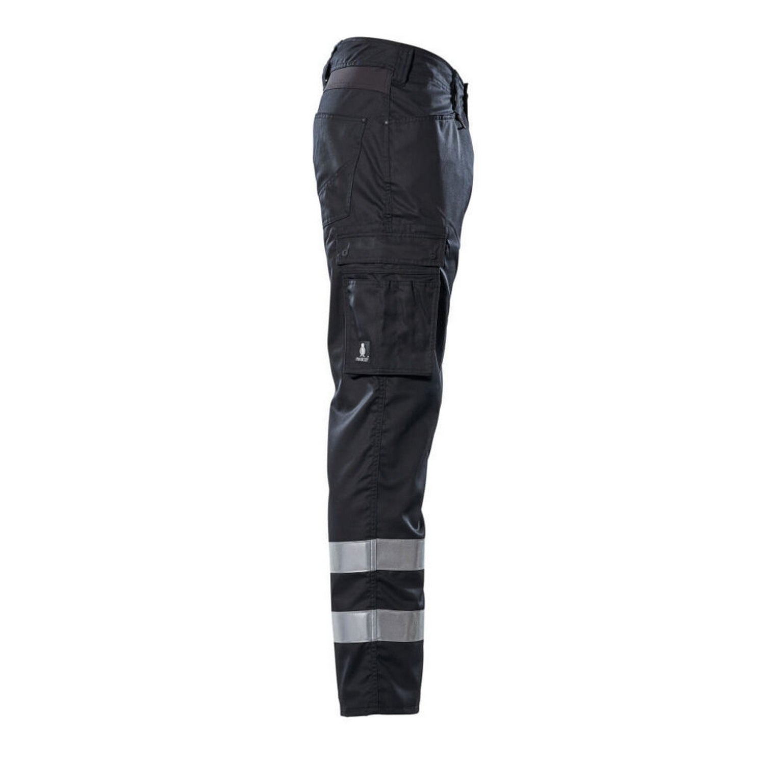 Black - Side - Mascot Mens Marseille Frontline Cargo Pocket Work Trousers
