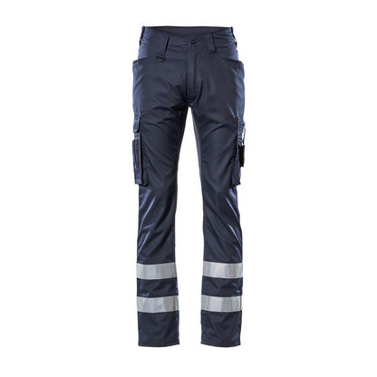 Dark Navy - Front - Mascot Mens Marseille Frontline Cargo Pocket Work Trousers
