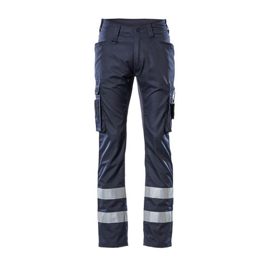 Dark Navy - Front - Mascot Mens Marseille Frontline Cargo Pocket Work Trousers