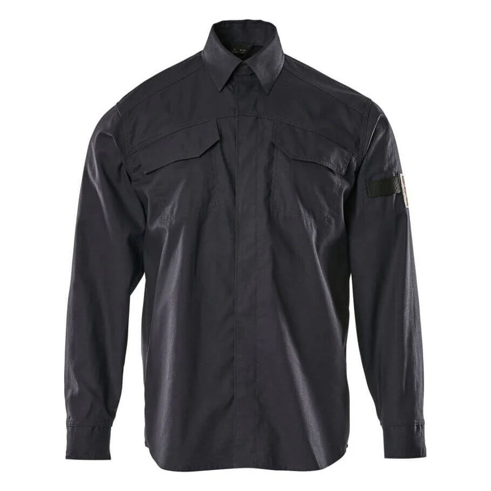Dark Navy - Front - Mascot Mens Multisafe Ternitz Shirt