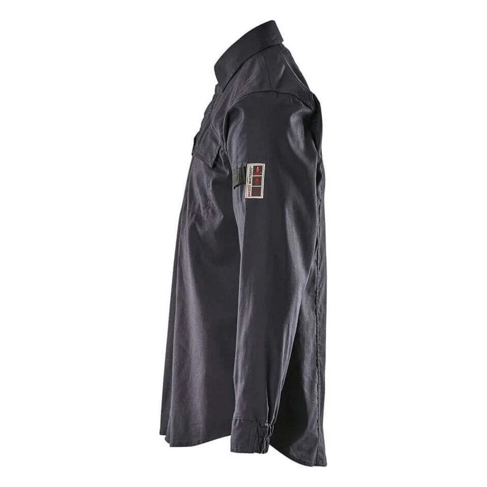 Dark Navy - Side - Mascot Mens Multisafe Ternitz Shirt
