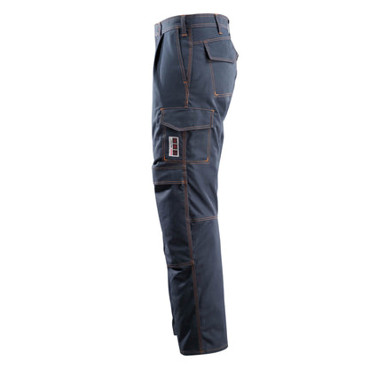 Dark Navy - Side - Mascot Mens Bex Multisafe Work Trousers