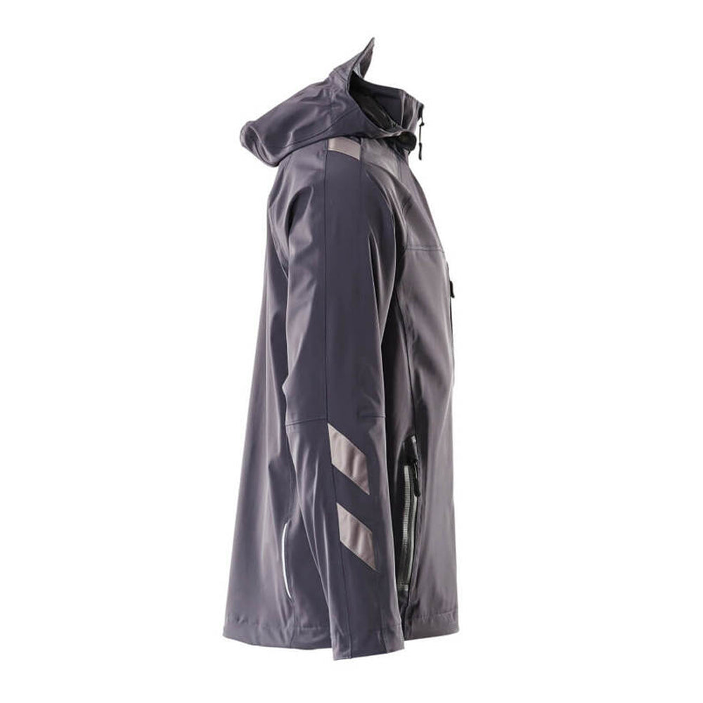 Dark Navy - Side - Mascot Mens Unique Shell Jacket