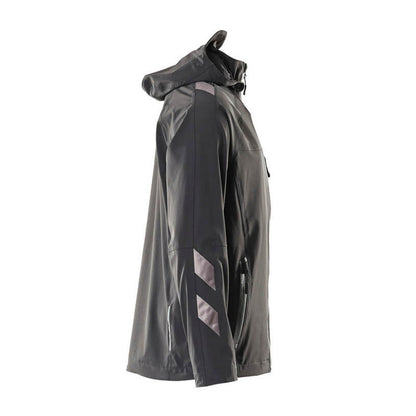 Black - Side - Mascot Mens Unique Shell Jacket