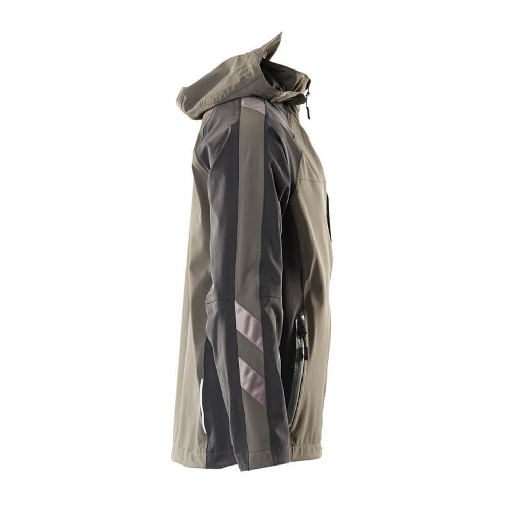 Dark Anthracite-Black - Side - Mascot Mens Unique Shell Jacket