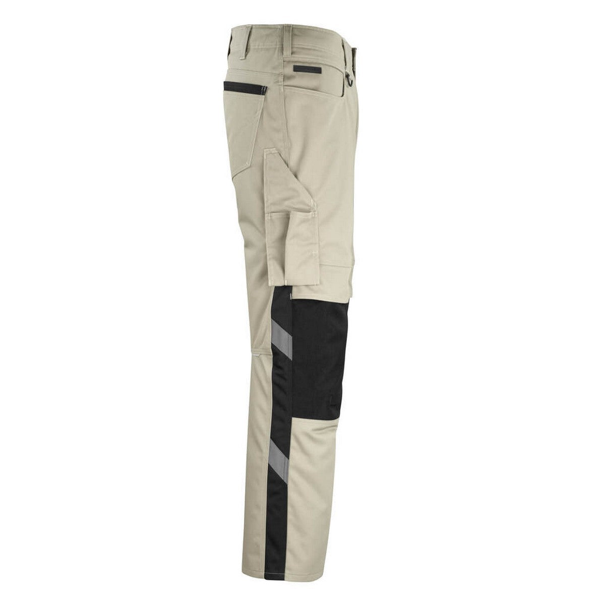 Light Khaki-Black - Lifestyle - Mascot Mens Unique Erlangen Knee Pad Pockets Work Trousers
