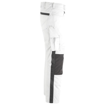 White-Dark Anthracite - Lifestyle - Mascot Mens Unique Erlangen Knee Pad Pockets Work Trousers