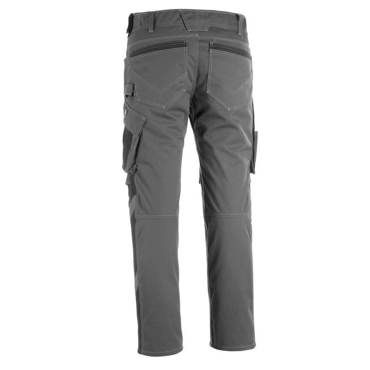 Dark Anthracite-Black - Back - Mascot Mens Unique Erlangen Knee Pad Pockets Work Trousers