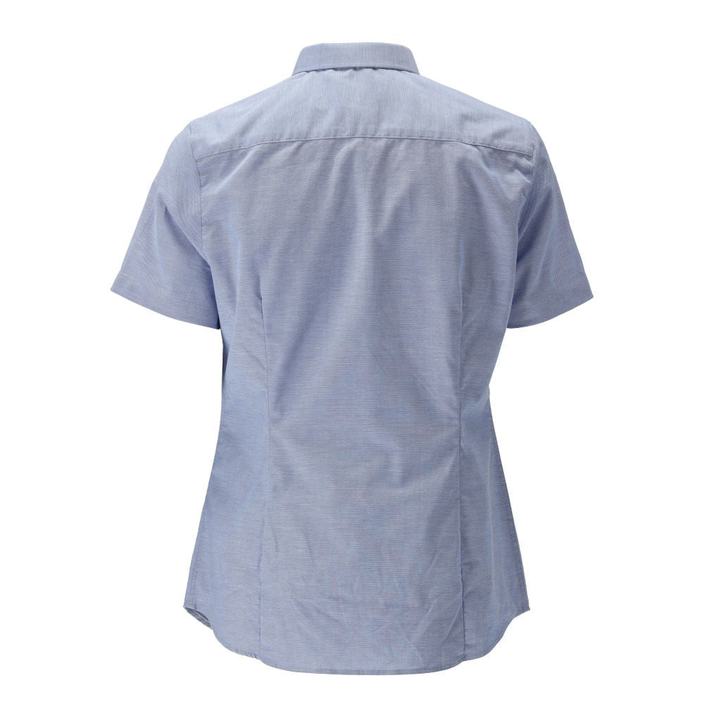 Light Blue - Back - Mascot Womens-Ladies Frontline Oxford Short-Sleeved Shirt