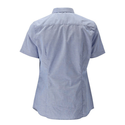 Light Blue - Back - Mascot Womens-Ladies Frontline Oxford Short-Sleeved Shirt