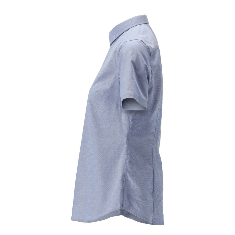 Light Blue - Lifestyle - Mascot Womens-Ladies Frontline Oxford Short-Sleeved Shirt
