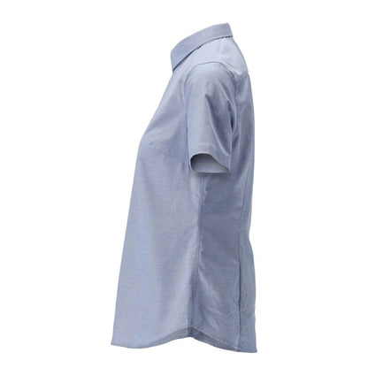 Light Blue - Lifestyle - Mascot Womens-Ladies Frontline Oxford Short-Sleeved Shirt