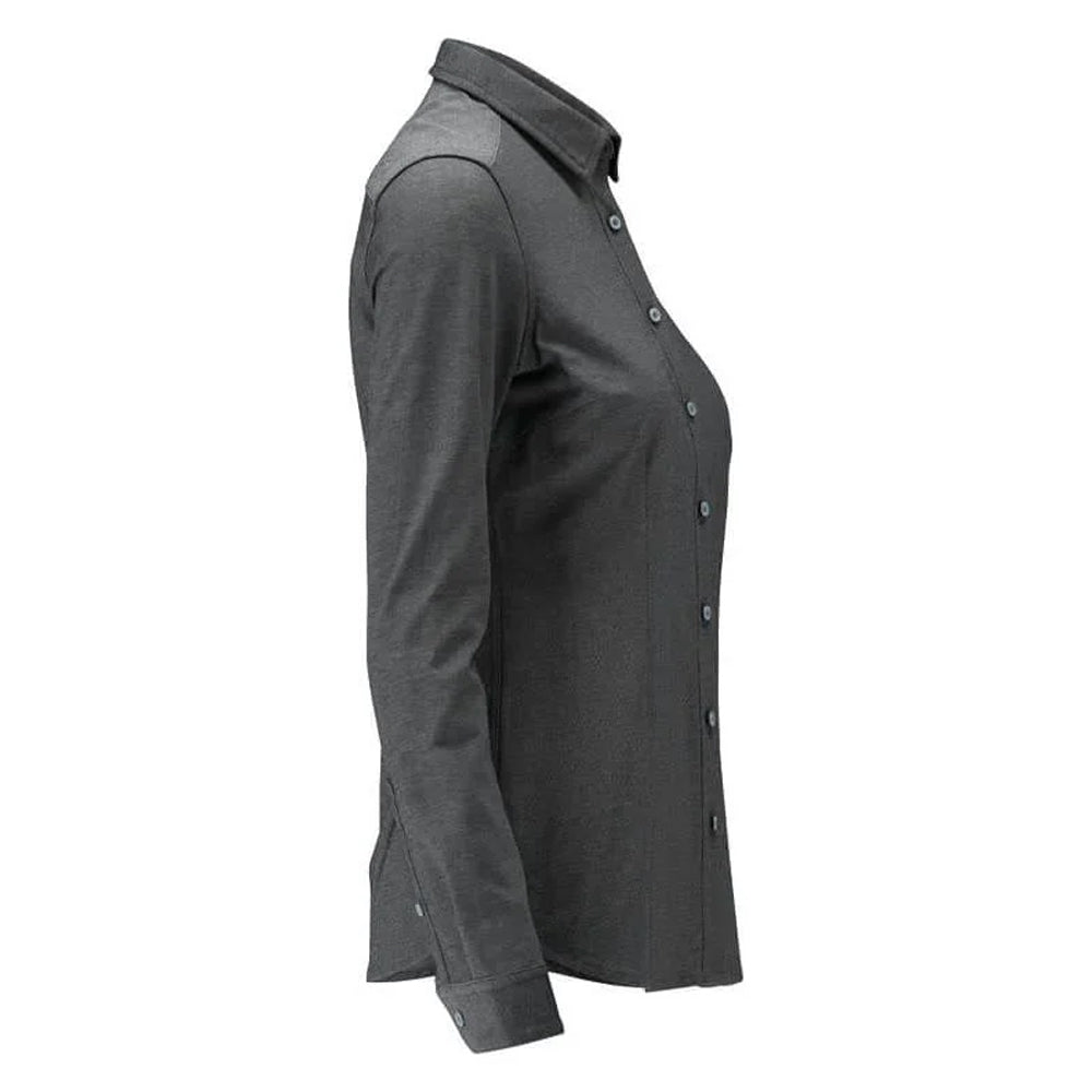 Dark Anthracite-Light Grey Flecked - Back - Mascot Womens-Ladies Frontline Shirt