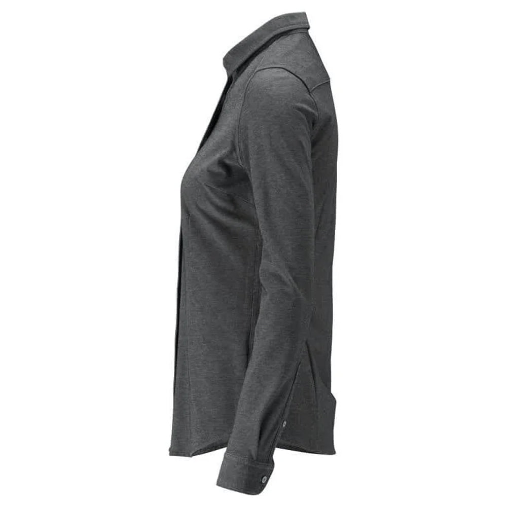 Dark Anthracite-Light Grey Flecked - Side - Mascot Womens-Ladies Frontline Shirt