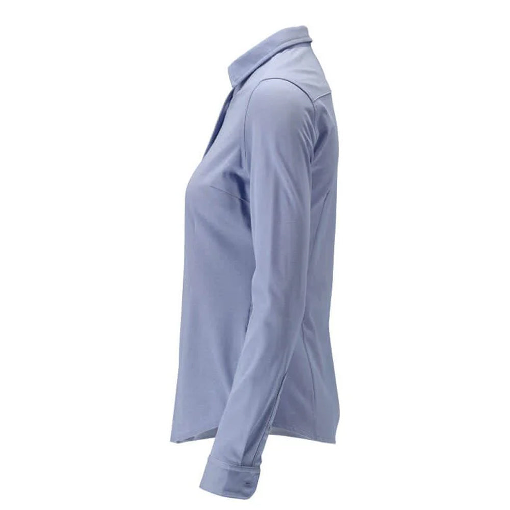 Light Blue - Side - Mascot Womens-Ladies Frontline Shirt