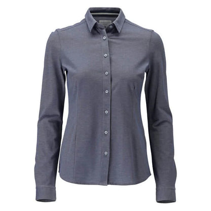 Blue Flecked - Front - Mascot Womens-Ladies Frontline Shirt