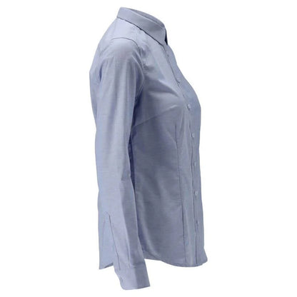 Light Blue - Back - Mascot Womens-Ladies Frontline Oxford Shirt