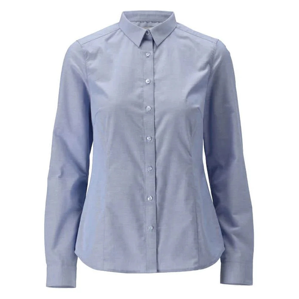 Light Blue - Front - Mascot Womens-Ladies Frontline Oxford Shirt