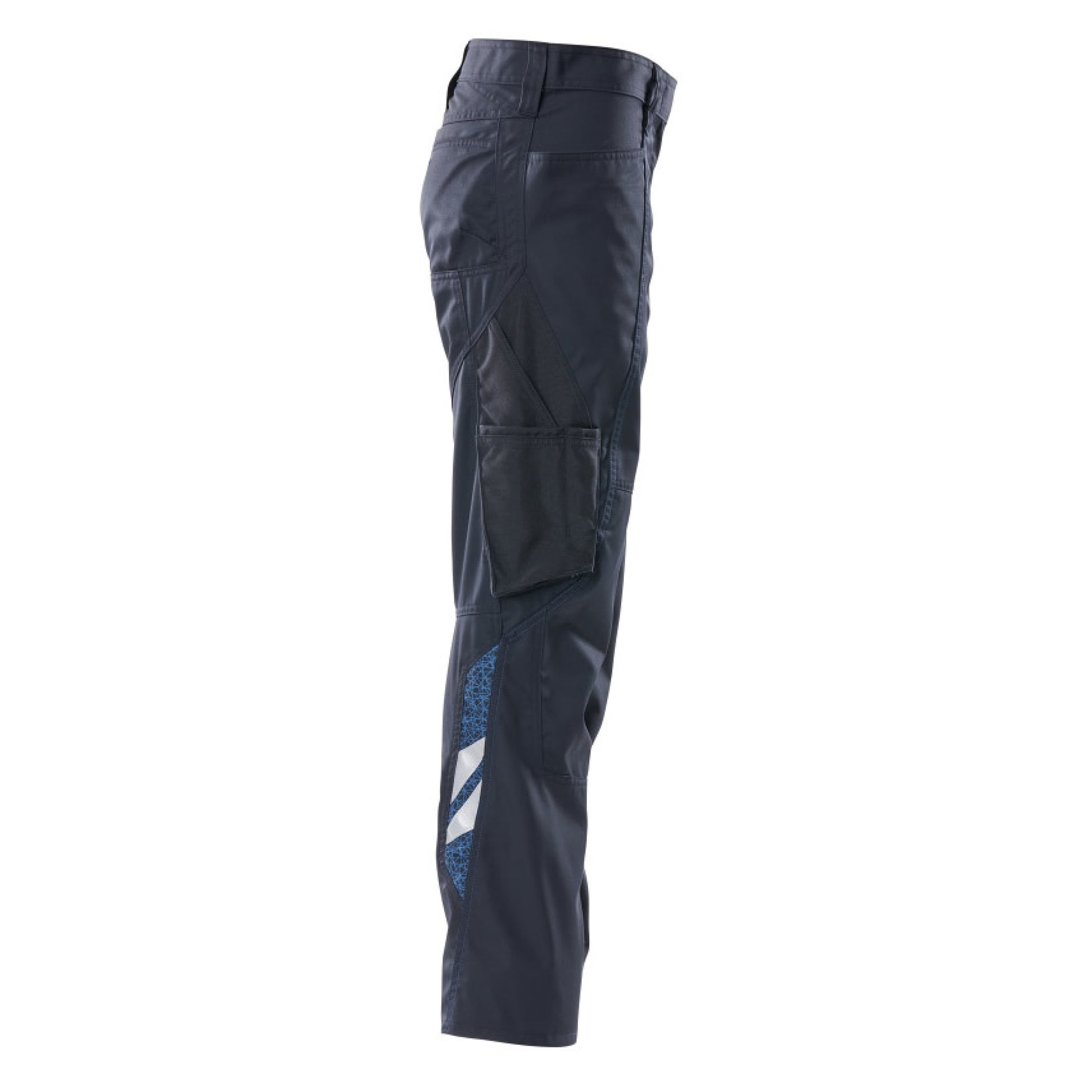 Dark Navy - Lifestyle - Mascot Womens-Ladies Accelerate Cargo Pocket Regular Work Trousers