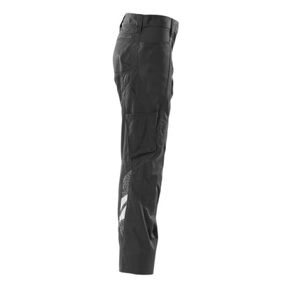 Black - Lifestyle - Mascot Womens-Ladies Accelerate Cargo Pocket Regular Work Trousers