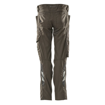 Dark Anthracite - Back - Mascot Womens-Ladies Accelerate Cargo Pocket Regular Work Trousers