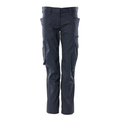 Dark Navy - Front - Mascot Womens-Ladies Accelerate Cargo Pocket Regular Work Trousers