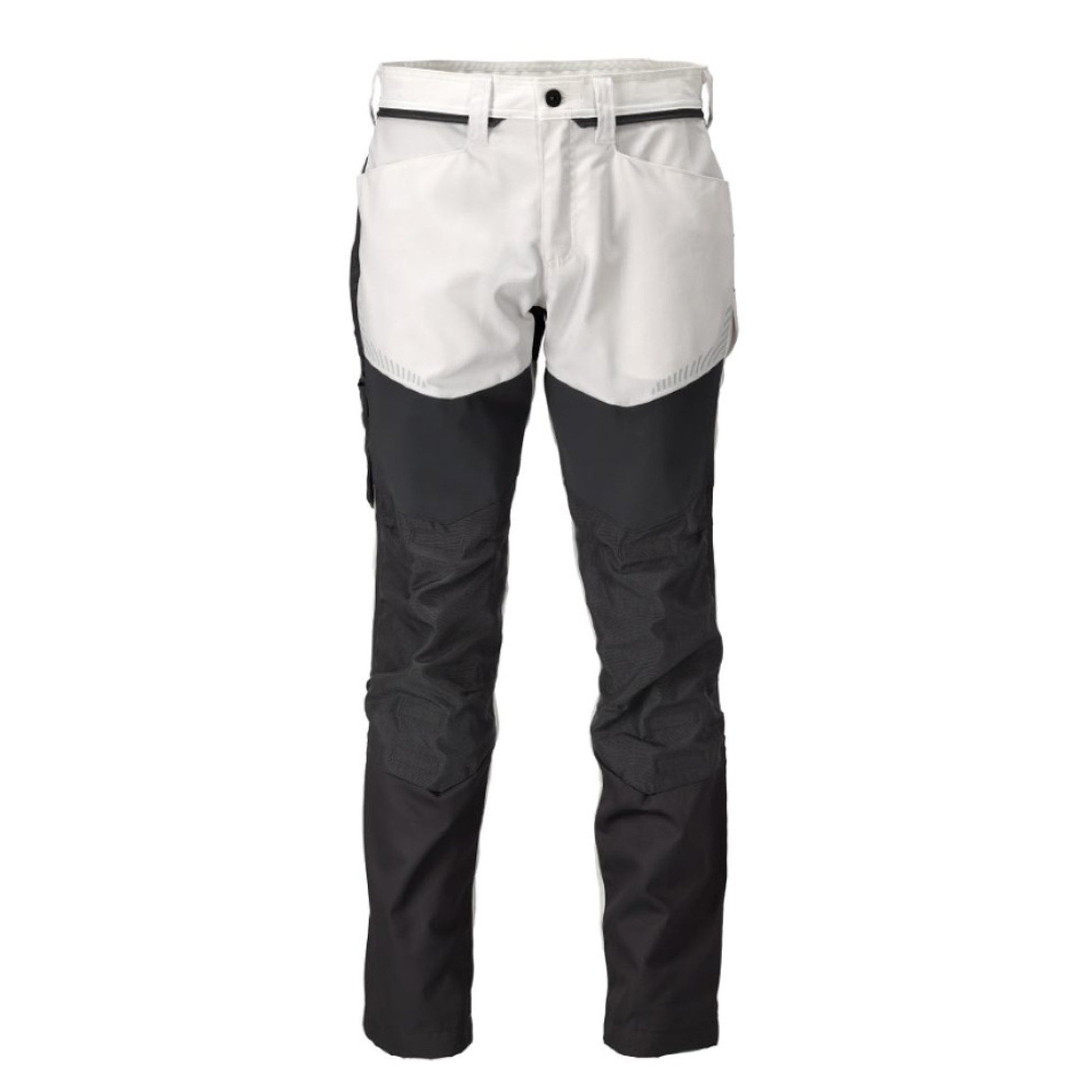 White-Stone Grey - Front - Mascot Unisex Adult Customized Knee Pad Pockets Work Trousers