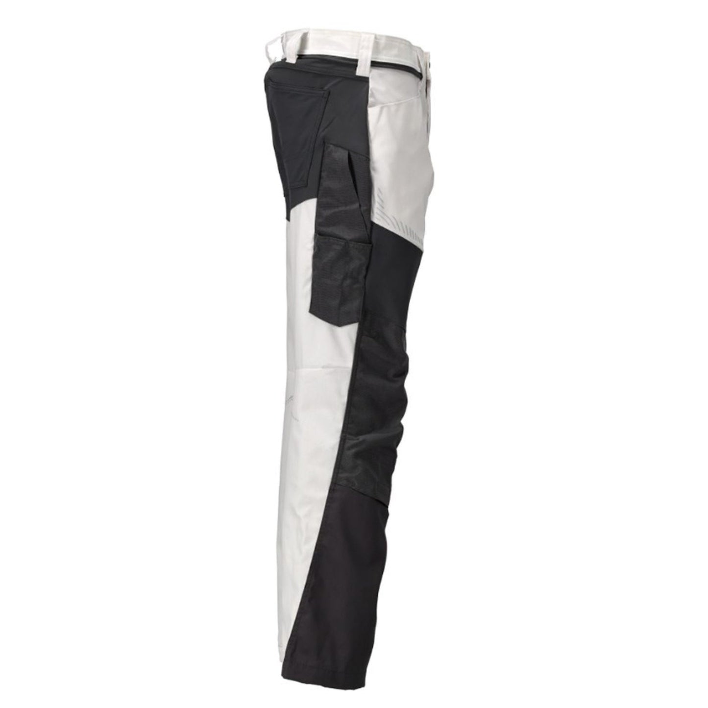 White-Stone Grey - Lifestyle - Mascot Unisex Adult Customized Knee Pad Pockets Work Trousers