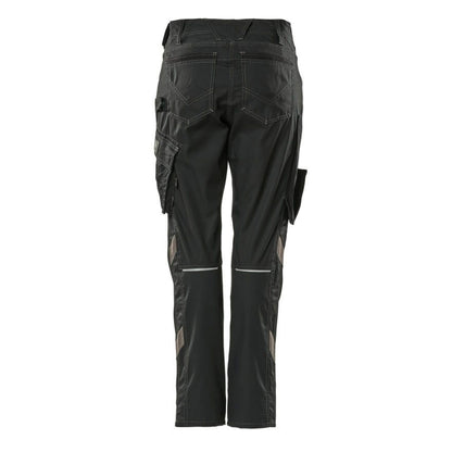 Black - Back - Mascot Womens-Ladies Unique Trousers