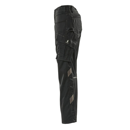 Black - Side - Mascot Womens-Ladies Unique Trousers
