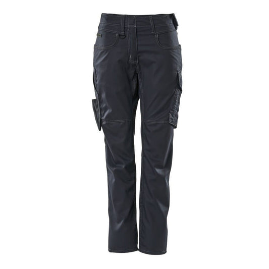 Dark Navy - Front - Mascot Womens-Ladies Unique Trousers