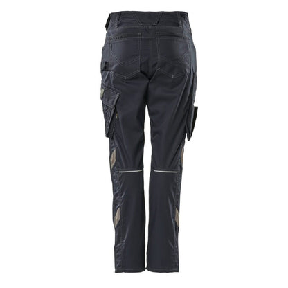 Dark Navy - Back - Mascot Womens-Ladies Unique Trousers