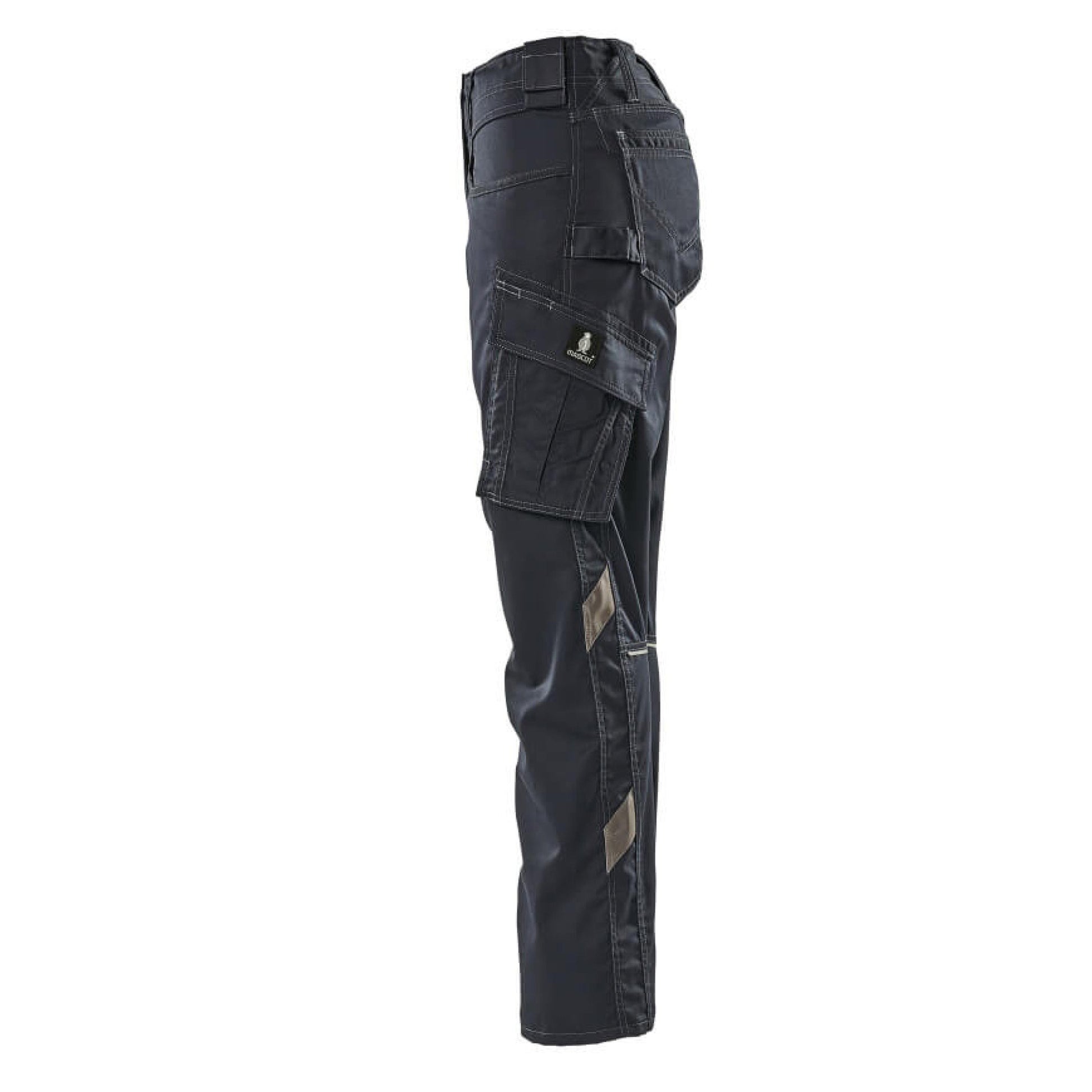 Dark Navy - Side - Mascot Womens-Ladies Unique Trousers