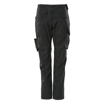 Black - Front - Mascot Womens-Ladies Unique Trousers