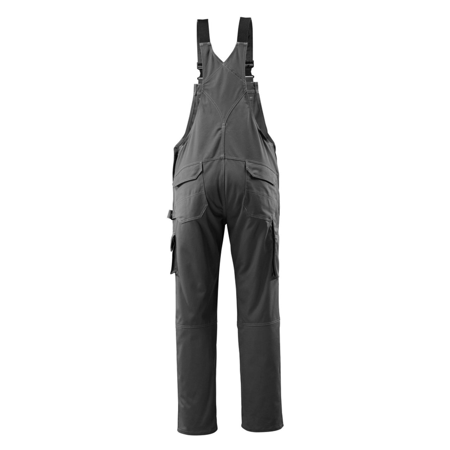 Dark Anthracite - Back - Mascot Mens Industry Lowell Long Bib And Brace Overall