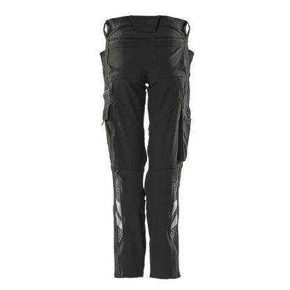 Black - Back - Mascot Womens-Ladies Accelerate Regular Work Trousers