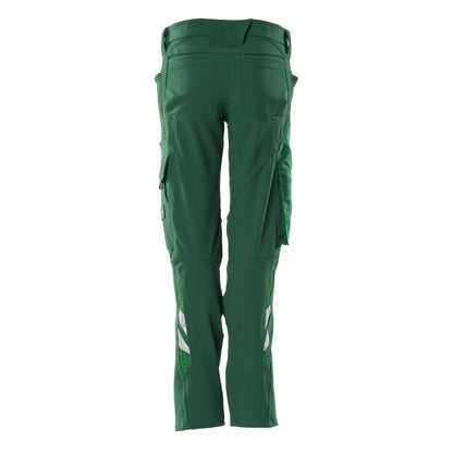Green - Back - Mascot Womens-Ladies Accelerate Regular Work Trousers