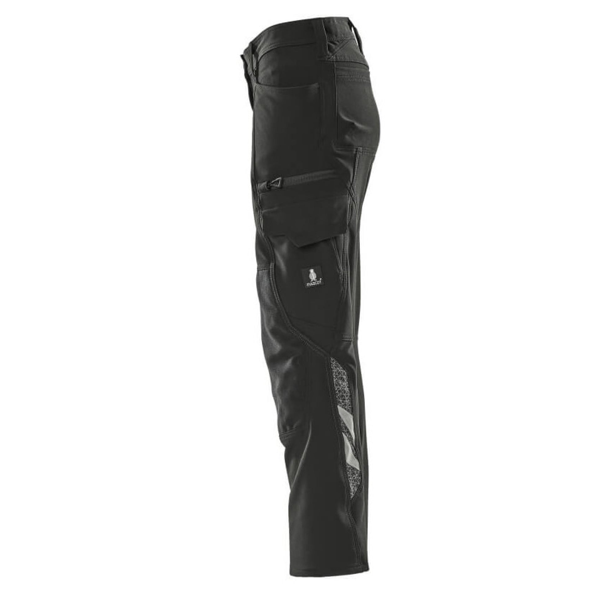 Black - Side - Mascot Womens-Ladies Accelerate Regular Work Trousers