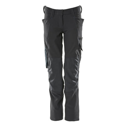 Dark Navy - Front - Mascot Womens-Ladies Accelerate Regular Work Trousers