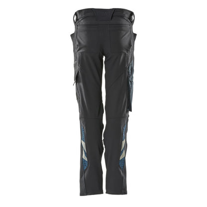Dark Navy - Back - Mascot Womens-Ladies Accelerate Regular Work Trousers