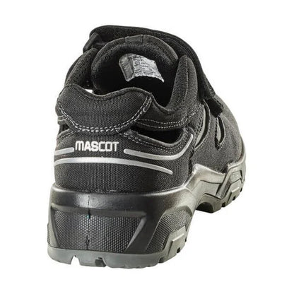 Black-Silver - Back - Mascot Mens Footwear Flex Safety Shoes