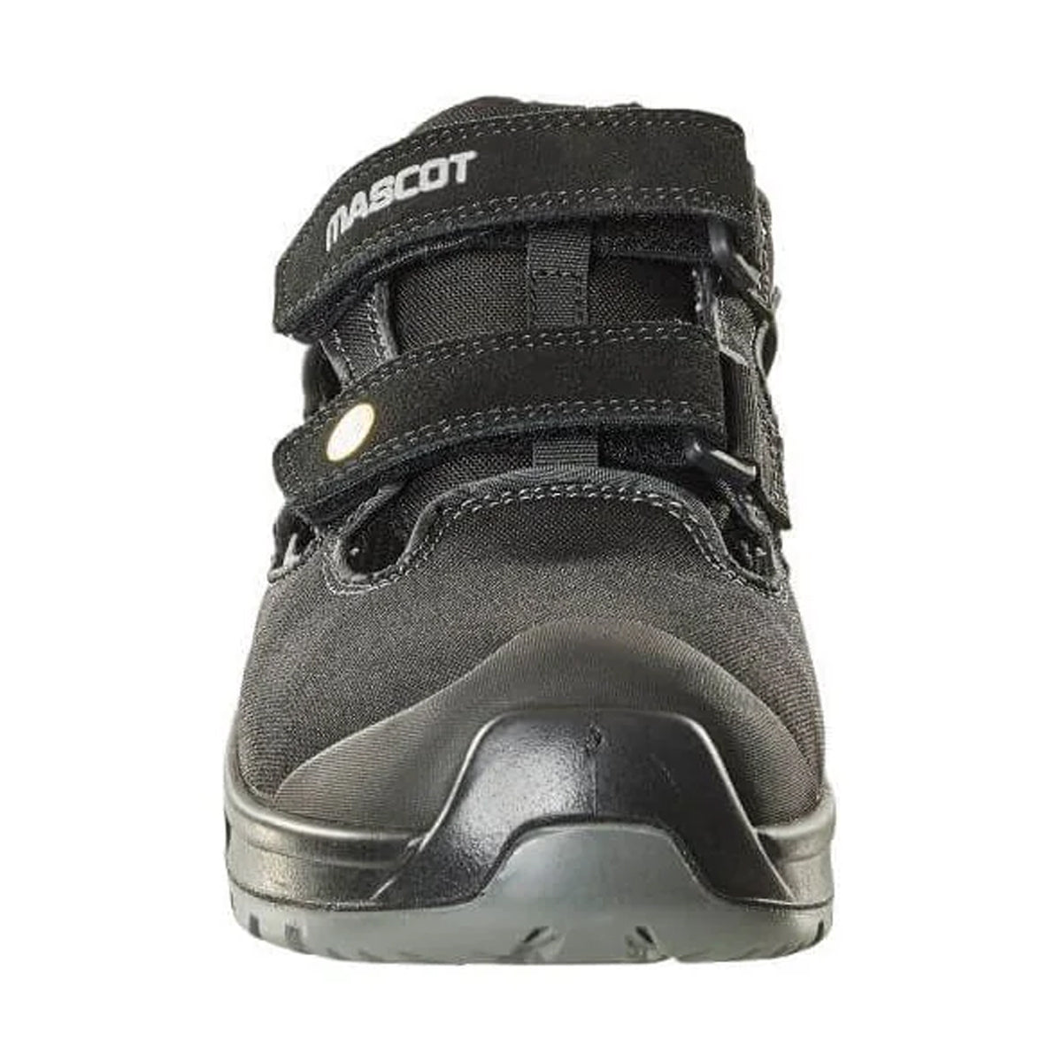 Black-Silver - Side - Mascot Mens Footwear Flex Safety Shoes