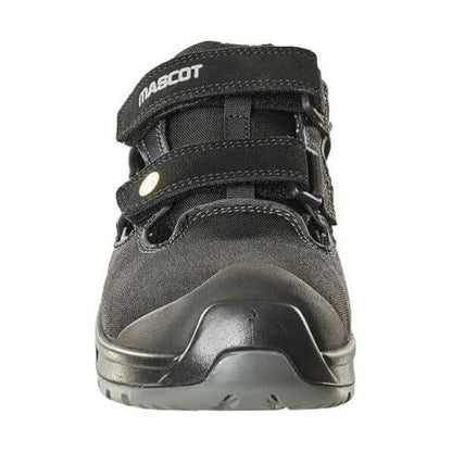Black-Silver - Side - Mascot Mens Footwear Flex Safety Shoes