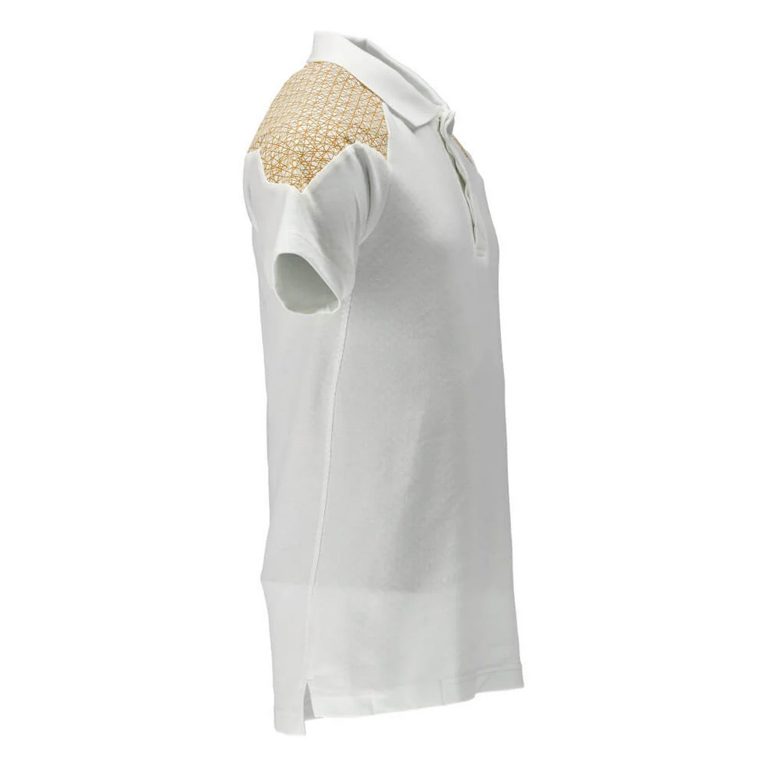 White-Gold - Back - Mascot Mens Food & Care Polo Shirt