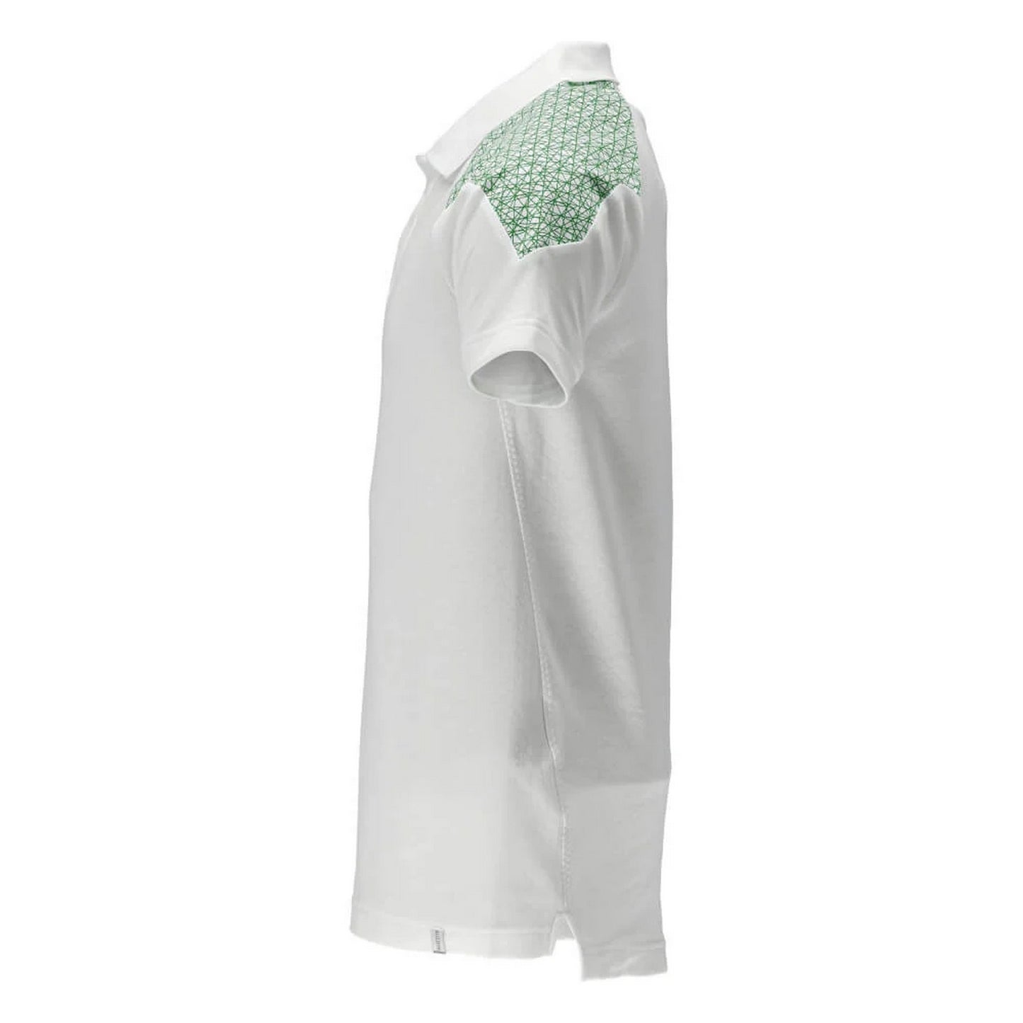 White-Grass Green - Side - Mascot Mens Food & Care Polo Shirt