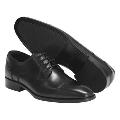 Black - Back - Mascot Mens Full Grain Leather Oxfords