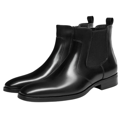 Black - Back - Mascot Mens Full Grain Leather Ankle Boots