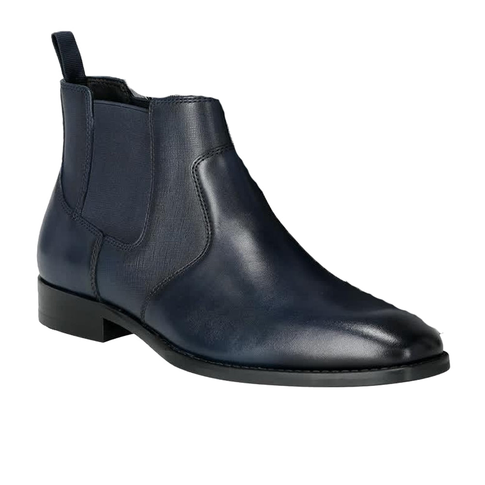 Dark Blue - Front - Mascot Mens Full Grain Leather Ankle Boots