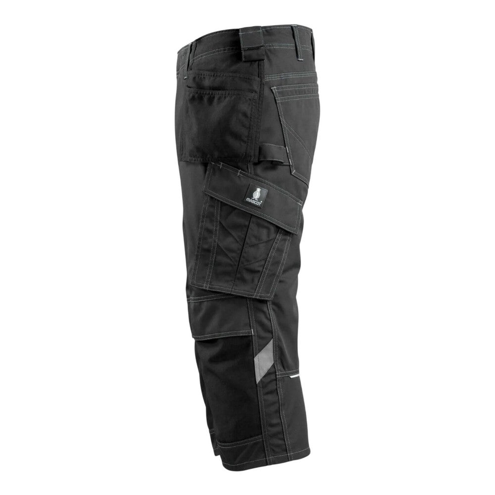Black - Side - Mascot Mens Unique Holster Pocket Trousers